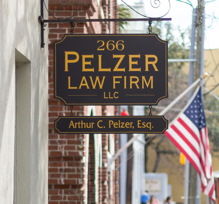Pelzer Law Firm, LLC sign